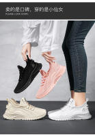 Zapatillas De Correr Para Mujer Beige Con Cordones Deportivas Ligeras Antideslizantes Cómodas Para Gimnasio Trabajo Y Uso Casual - details 2