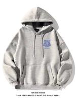 Sudadera De Capucha Cómoda Para Hombre Estilo Callejero Casual Y2K Hip Hop Algodón Largo De Manga Sudadera De Moda 2024 - details 4