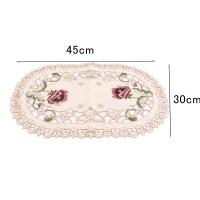 Mantel Rectangular Bordado Con Flores Huecas Pastoral Tapete De Mesa De Tela De Poliéster Y Algodón Impermeable Y Resistente Al Aceite Para Hogar Y Bodas - details 11