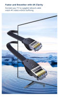 Cable Ethernet Cat6 Plano De 1M Baseus Para PS PC Modem Router Cable LAN RJ45 De Red Despacho De Compras En Línea - details 5