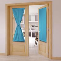Cortina De Puerta Térmica Aislada 1PC Para Entrada Ventana Dormitorio Sala De Estar Decoración Del Hogar 100% Poliéster Moderno - details 11