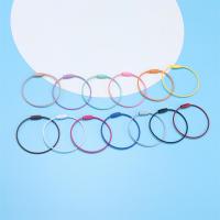 10Pcs/Lote Anillos De Acero Inoxidable Para Llaveros Hilo De Cable De Correa Porta Llaves DIY Herramientas Para Joyería Manual - details 1