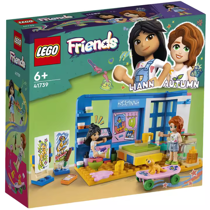 LEGO FRIENDS HABITACIÓN DE LIANN CON ESTUDIO DE ARTE, 41739, TIENDA CON LICENCIA OFICIAL - 1