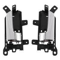 Manija De Puerta Interior Para Kia Borrego/Mohave 2007-2015 Plástico Cromado Izquierda Derecha Color Plateado Compatible Con 82620-2J000 82610-2J000 - details 1