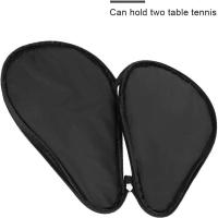 Bolsa De Raqueta De Tenis De Mesa 30x19cm En Tela De Oxford Negro/Azul Con Espuma Para Almacenamiento De Pala Y Bolas De Ping Pong - details 5