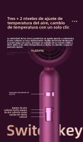 2400W plegable-Tecnología Iónica 5 niveles with Control Térmico Inteligente,Motor DC Silencioso 52dB y Manguito Cerámico Anti-Frizz - details 9