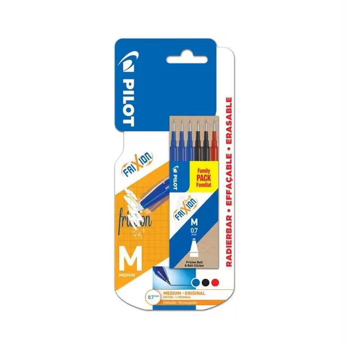 PILOT RECAMBIO BOLIGRAFO PILOT FRIXION BLISTER 6UD COLOR SURTIDO FRIXION - 1