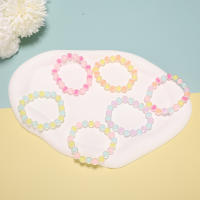 Kit De Hacer Pulseras Con Bolas De Arcilla DIY Bolas Planas Para Joyería De Amistad Con Encantos Regalos Para Niñas Material Acrílico - details 6