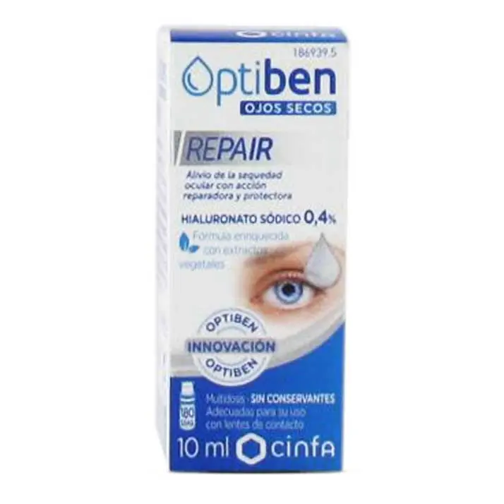 Optiben Hidratación Ojos Secos 10 Ml - 1