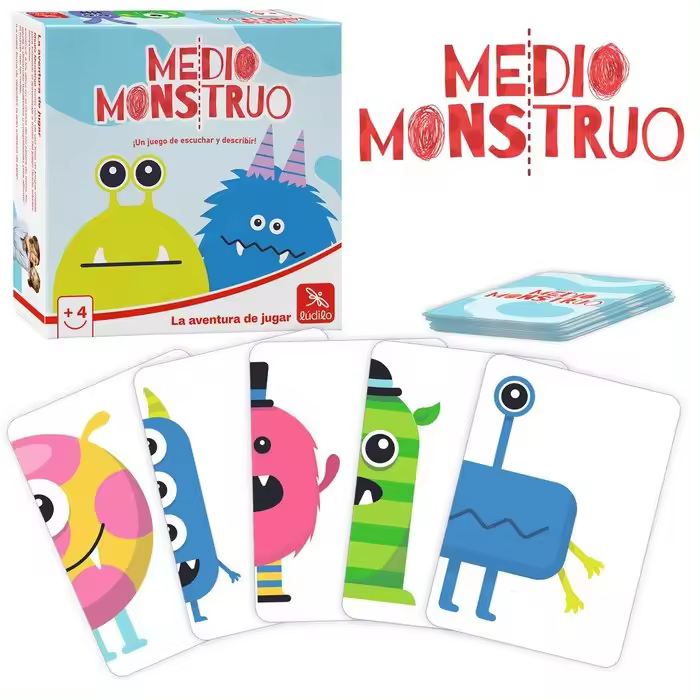 LUDILO JUEGO MEDIO MONSTRUO JUEGOS LUDILO 13x4x13 Cms. - 1