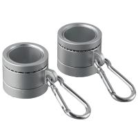 Kit De Anillos Para Bandera De Plata Con Ejes De Aleación De Aluminio Y Rodamientos Rotación De 360 Grados Antirrotales 2 Piezas - details 3