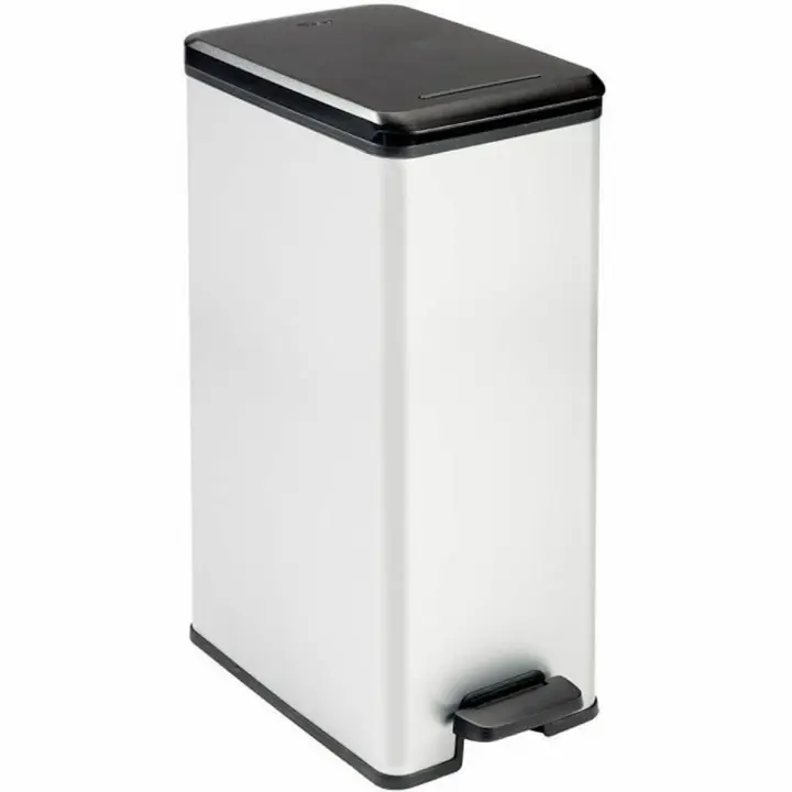 Cubo de basura Curver 240640 Plateado Plástico 40 L - 1