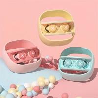 Tapones Para Dormir Reutilizables De Silicona Super Silenciosos Ideal Para Estudiantes Y Dormitorios Bloqueador De Ronquidos - details 1