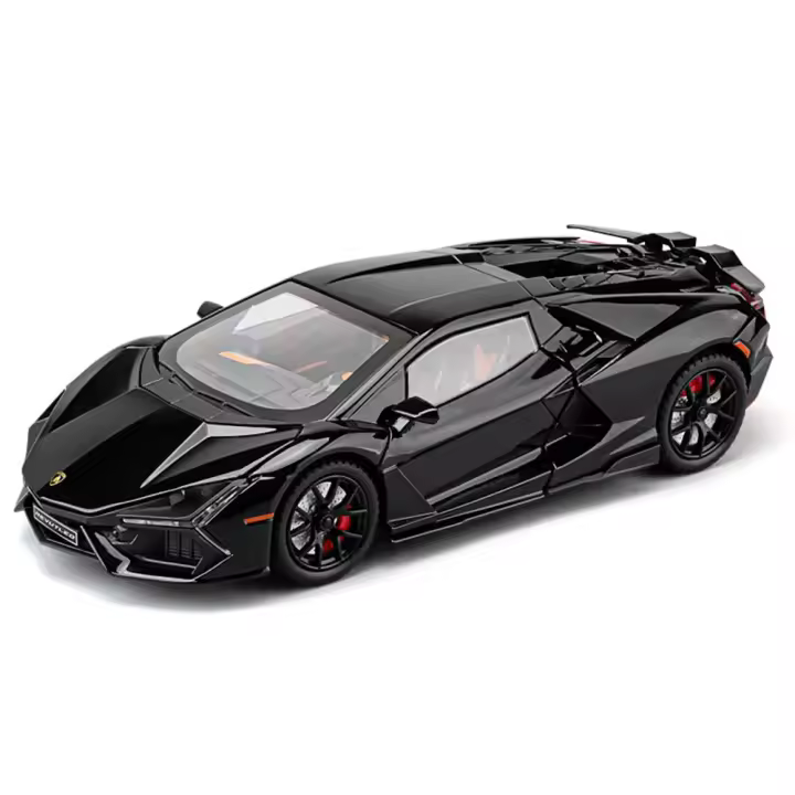 Modelo De Coche Miniatura Lambor Revuelto 1:24 En Escala Con Puertas Abiertas Juguetes De Metal Para Niños Regalo De Vehículo Supercar - 1