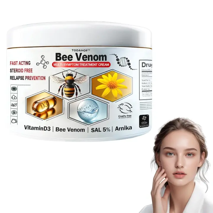 Crema TODAHOF para el tratamiento de la piel con veneno de abeja y múltiples síntomas. Reduce eficazmente todo tipo de imperfecciones (1 unidad). - 1