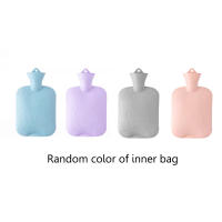 Set De 2 Fundas Para Botella De Agua Caliente De Terciopelo Para Menstruación Y Calentador De Manos Invierno Cubierta De Cintura Con Correa Para Hombres - details 27