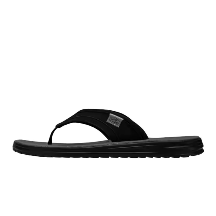 Chanclas marca Hey Dude modelo 40137-9Cn para hombre en color negro - 1