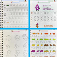 Cuaderno De Práctica De Escritura Francesa Para Niños Reutilizable Libro De Caligrafía Para Niños De 3 a 8 Años 4 Piezas - details 1