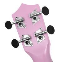 Ukulele Rosa De 21 Pulgadas Para Principiantes Guitarra Mini De 4 Cuerdas Material De La Parte Superior Sapele Regalo Musical Para Niñas - details 5