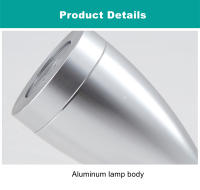 Luz De Lectura LED DC12V Para RV Barco Caravana Camping Luz De Punto Con Interruptor Y Ajuste Aluminio Interior Adaptable - details 12