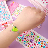 Pegatinas De Cristal Acrílico 3D Para Niñas Decoración DIY Adhesivas Brillantes Joyería De Peluca Regalo Para Niñas De 3-12 Años - details 10