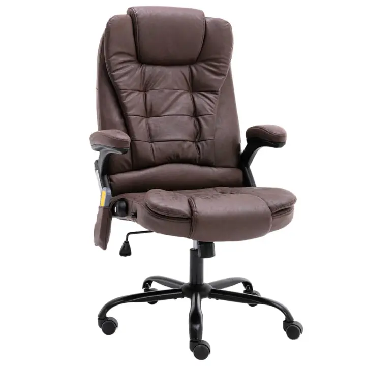 Silla de Masaje Reclinable Marrón | Diseño Ergonómico - 1