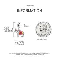 Encantos De Plata De Ley 925 Para Joyería DIY Con Encantos De Gatos Perros Elefantes Indianos Estrellas Y Lunas Para Cumpleaños De Mujeres - details 9