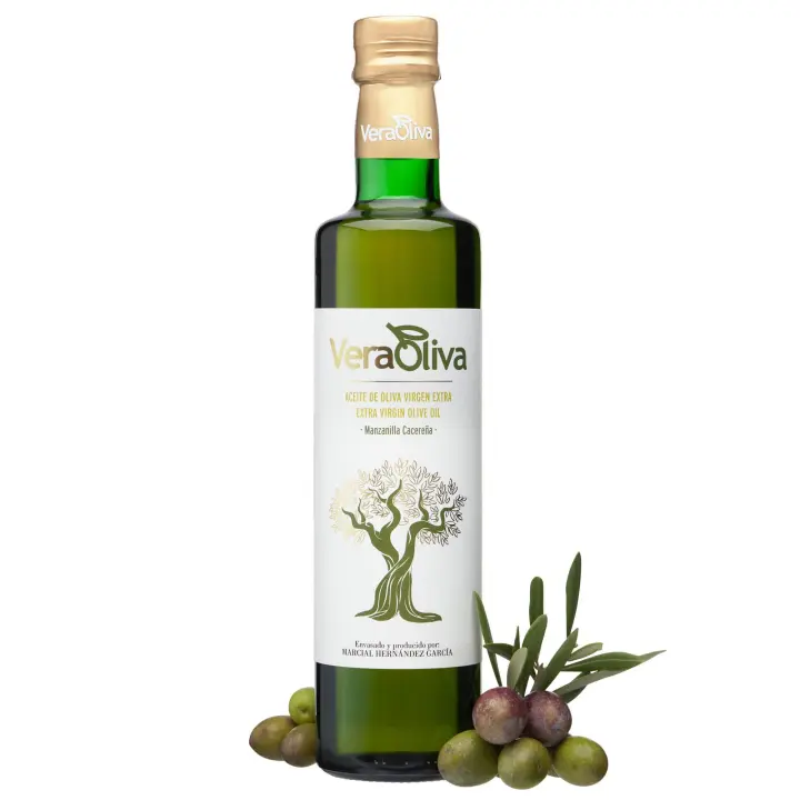Aceite de Oliva Virgen Extra Veraoliva - Botella cristal 500ml - Medalla de Oro 2025 - 1