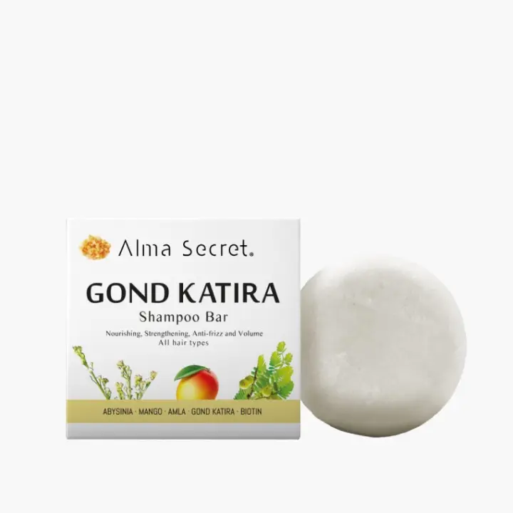 Champú Sólido Suave Gond KATIRA - Alma Secret - Nutre, suaviza y calma el cuero cabelludo sensible. - 1