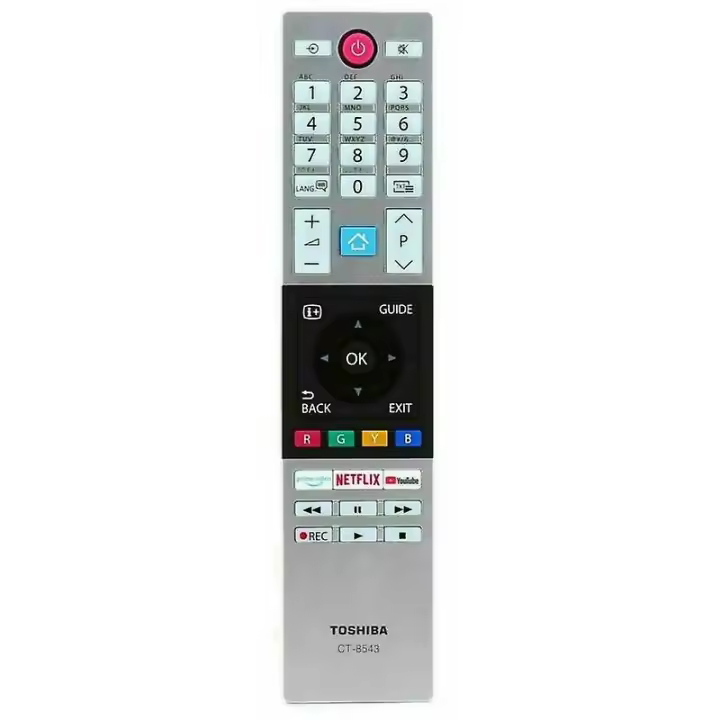 CT-8543 For Toshiba Netflix TV Remote Control 40L2863DG 32W2863DG 43V5863DG - 1