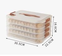 Caja de Masa Apilable para Almacenamiento de wonton congelado-4 capas - details 1