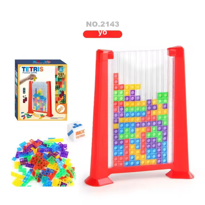 Juego De Rompecabezas Tetris Mutado Bloques De Construcción Inteligentes Tablero De Juego Educativo Para Niños Regalo De Día Del Niño - 1