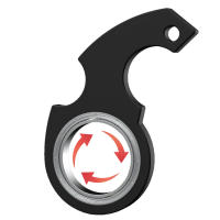 Juguete Antiestrés De Dedo Para Niños Llavero Giratorio De Metal Juguete Fidget Para Aliviar El Estrés Regalo De Fiesta Llavero Giratorio De Plástico Tamaño Compacto - details 9