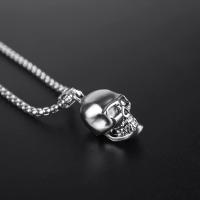 Collar con colgante de calavera, accesorios góticos de Halloween para mujeres y hombres, accesorios punk para niños, regalos de cumpleaños y Navidad para niños - details 2