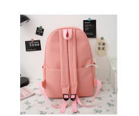 Mochila Escolar Para Niñas Teenager 5 Piezas Set Con Gran Capacidad Y Varios Bolsillos Canvas Resistente Y Versátil Para Viajes Y Estudio - details 6