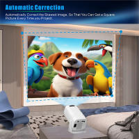 Proyector De LED HD Portátil 4K 1280x720P Android Para Cine En Casa Con Altavoz Integrado Y Salida HDMI USB Mini Proyector De Películas - details 8