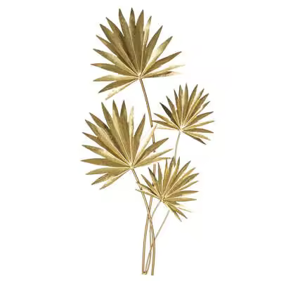 Decoración de pared hoja Feel 39 x 73 cm metal - 1
