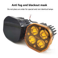 Cubierta De Lámpara De Trabajo LED Para 40W Pods Lente Protectora Antipolvo Amarilla Y Negra Para Faros De Conducción Y Neblina - details 0