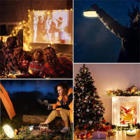 Luz De Tenda Recargable 10M 3-en-1 Para Camping Con Luz RGB Y Cálida 8 Modos Luz De Hadas LED Para Exteriores E Interiores - details 1
