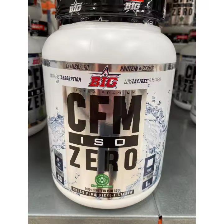 BIG CFM ISO ZERO 1 KG NEUTRO - AISLADO DE PROTEÍNA DE SUERO - 1