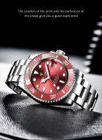 Reloj De Pulsera Automático Para Hombre LIGE Resistente Al Agua Y Al Choque Con Movimiento De Torbellino Deportivo Y Luz Propia - details 14