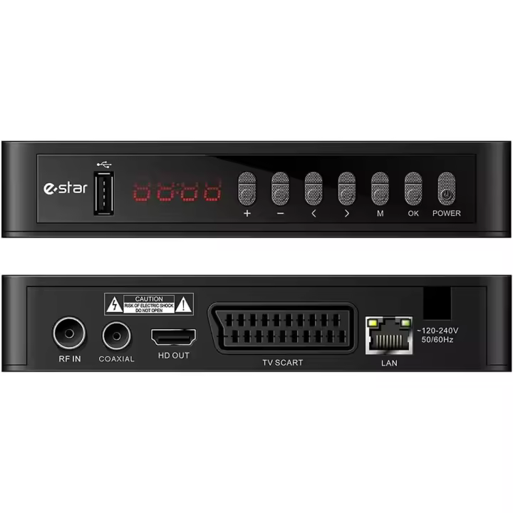 Esperanza E-Star DECODER UHD DVB-T T2 Tuner FULL HD ENVIO 24H - 1