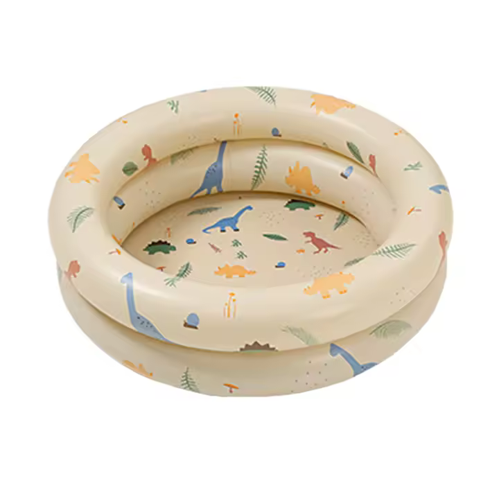 Piscina Inflable Para Bebés Estilo Retro Diseño Lindo Y Grueso Para Natación Y Juegos En Agua Para Familia - 1