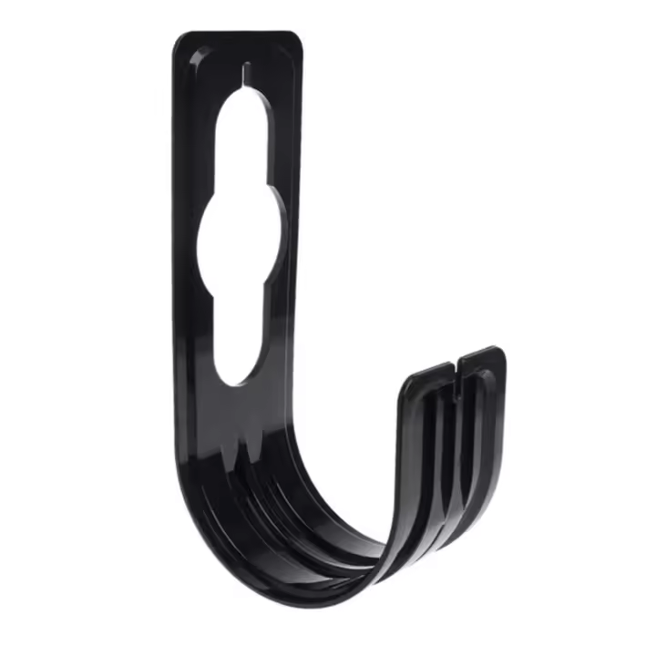 Soporte de Riego de pared, portáil para Grifo de casa y Garaje, Manguera exterior Negra - 1