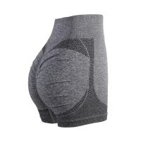 Shorts De Yoga Para Mujer Cintura Alta Shorts De Gimnasio Levantamiento De Glúteos Fitness Running Sportswear Polyester Sin Bolsillos - details 32
