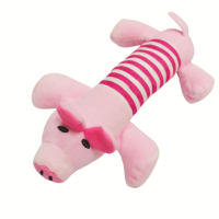 Juguete De Peluche Para Perros Y Gatos Divertido Con Sonido De Silbido Duradero Para Morder Adecuado Para Todos Los Animales De Compañía Forma De Elefante Pato Cordero - details 0