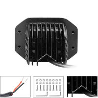 Luz De Trabajo LED De 48W/39W 5 Pulgadas Montaje Plano Para Jeep 4x4 Camión Camiòneta Con Lente De Hoz Y Ancha Bombilla De Aluminio Para Carretera Y off Road - details 6