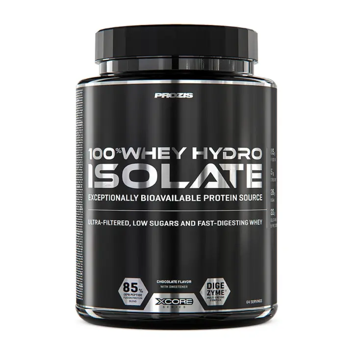 Prozis - 100% Whey Hydro Isolate 2 Kg - Proteína de suero de leche - 1