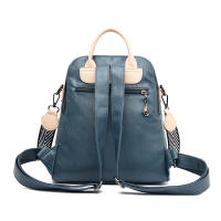 Mochila De Cuero Suave Para Mujer Gran Capacidad Bolso De Hombro Viaje Mochila Deportiva Estilo Fashion Con Manija Suave Y Cremallera - details 19