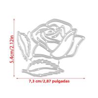 Cortadores De Metal En Forma De Ramas De Rosas Y Hojas Para Scrapbooking Y Álbumes De Fotos Herramienta De Corte De Carbono Para Papel Y Cartón - details 7